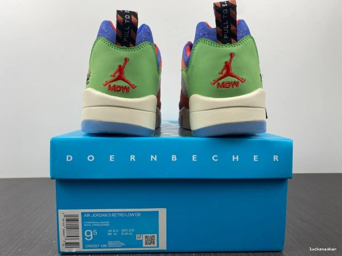 Rep LUCY Air 5 Jordan Doernbecher Low DR6287-486 0730